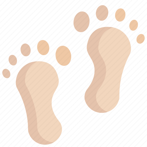 Footprint, healthcare, medical, feet, body, part, foot icon - Download on Iconfinder