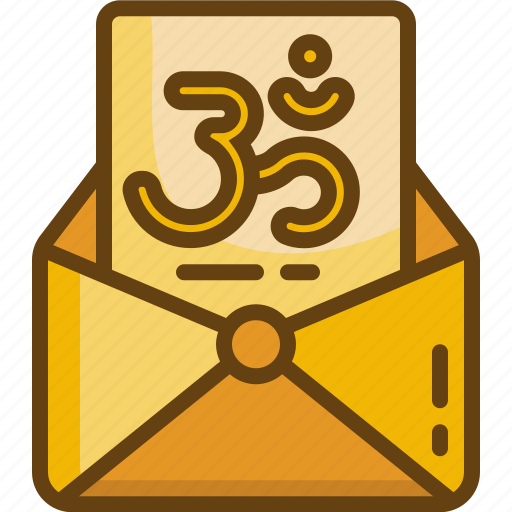 Greeting, card, diwali, cultures, om, invitation, communications icon - Download on Iconfinder