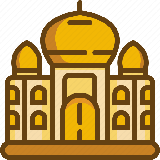 Taj, mahal, architecture, architectonic, landmark, asia, india icon - Download on Iconfinder