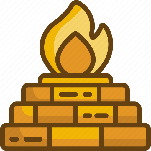 Yagna, vedic, sacrifice, ritual, cultures, hinduism, religion icon - Download on Iconfinder