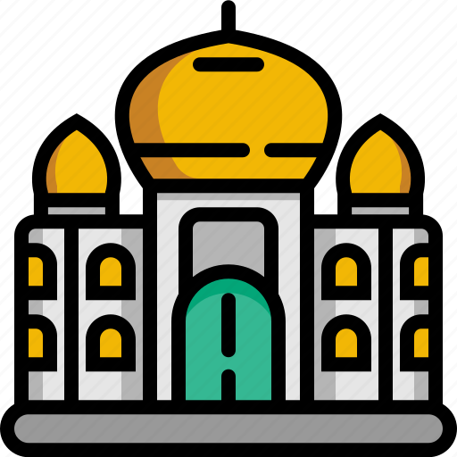 Mahal, architecture, architectonic, landmark, asia, india, building icon - Download on Iconfinder