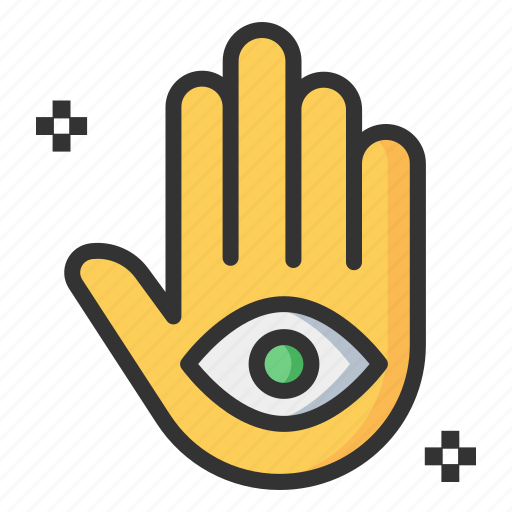 Eye, hamsa, hand, hindu icon - Download on Iconfinder