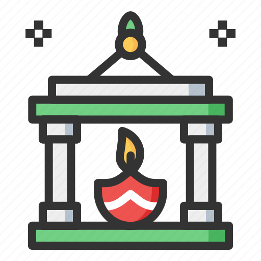 Candle, celebration, decoration, diwali, lamp icon - Download on Iconfinder