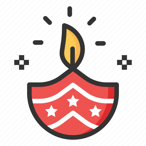 Candle, diwali, festival, festive, lamp icon - Download on Iconfinder