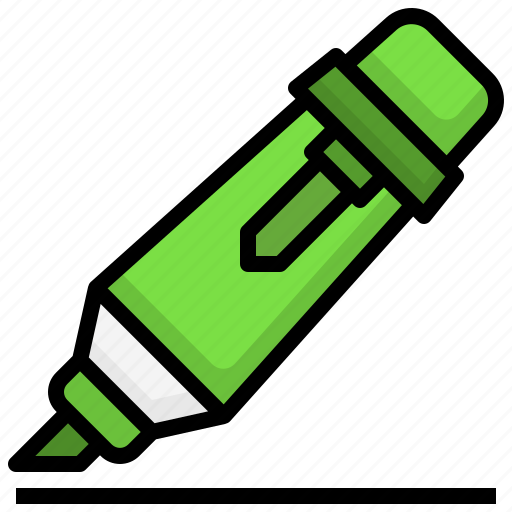 Utensils, permanent, and, construction, highlighter, underline, tools icon - Download on Iconfinder