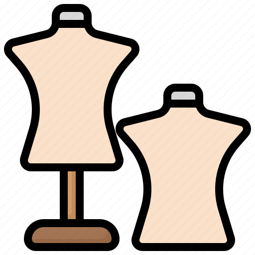 Handcraft, and, construction, seamstress, tools, modiste, mannequin icon - Download on Iconfinder