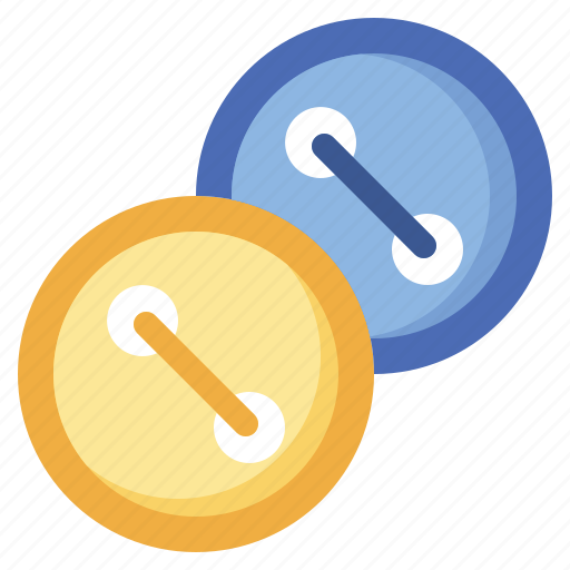 Button, and, handcraft, tools, sew, construction, miscellaneous icon - Download on Iconfinder