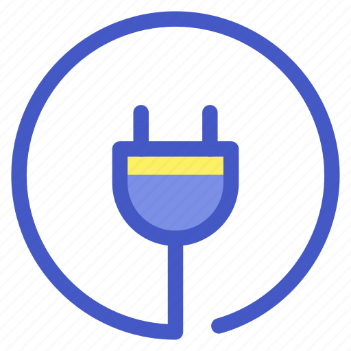 Cable, charger, electric, holiday, power, travel, vacation icon - Download on Iconfinder