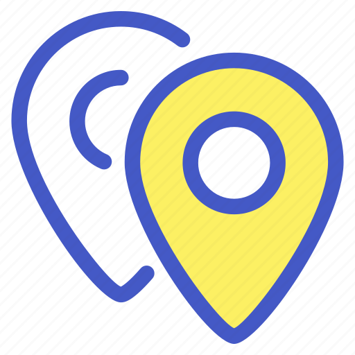 Holiday, location, map, multi place, travel, vacation icon - Download on Iconfinder