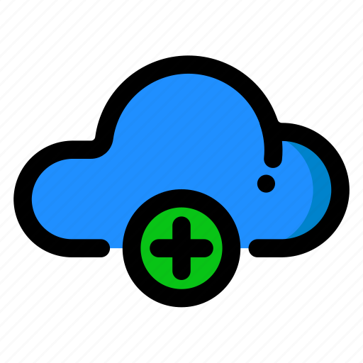 Cloud, dropbox, new, plus, storage, upload, icloud icon - Download on Iconfinder