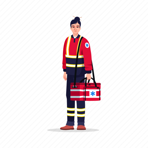 Character, ambulance, emt, emergency icon - Download on Iconfinder
