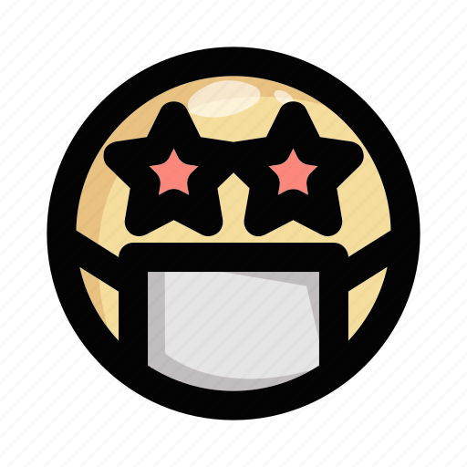 Coronavirus, doctor, emoji, famous, mask, medical mask, star icon - Download on Iconfinder