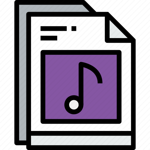 Business, file, music, page, paper, report icon - Download on Iconfinder