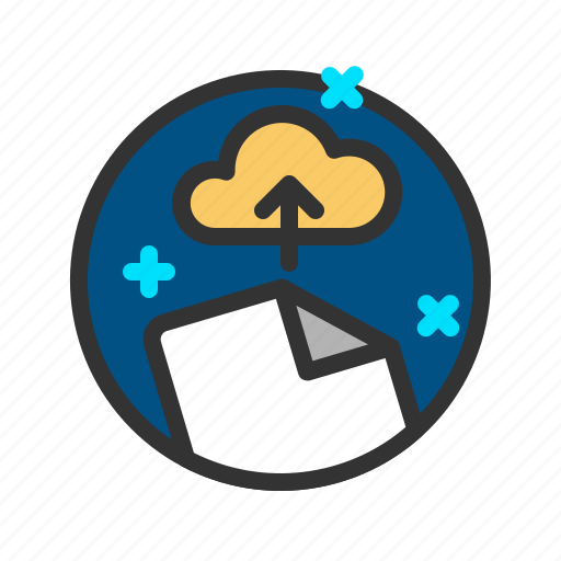 Cloud, document, file, report, upload icon - Download on Iconfinder