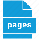 document file format, file, pages, type