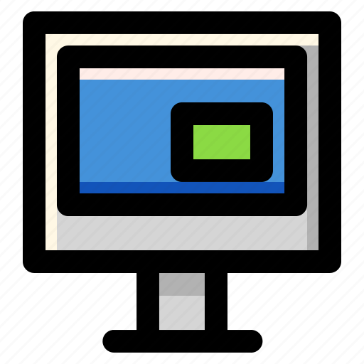 Computer, desktop, display, hardware, monitor, pc, screen icon - Download on Iconfinder