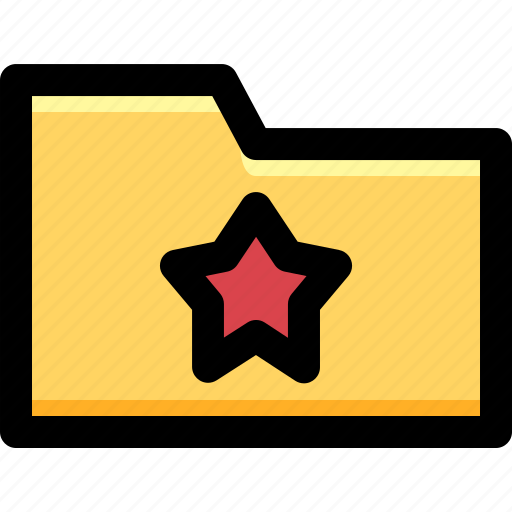 Archive, data, document, favorite, file, folder, star icon - Download on Iconfinder