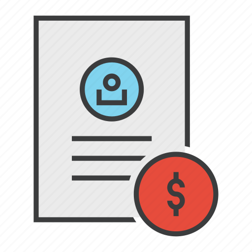 Account, banking, document, dollar, report, statement, user icon - Download on Iconfinder