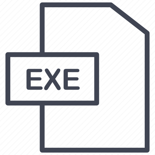 Exe, document, extension, file, files, format icon - Download on Iconfinder