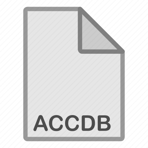 Accdb, document, extension, file, format, hovytech, type icon - Download on Iconfinder