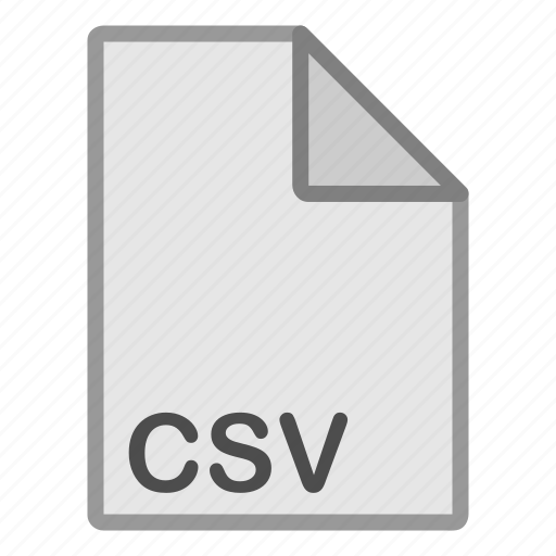 Csv, document, extension, file, format, hovytech, type icon - Download on Iconfinder