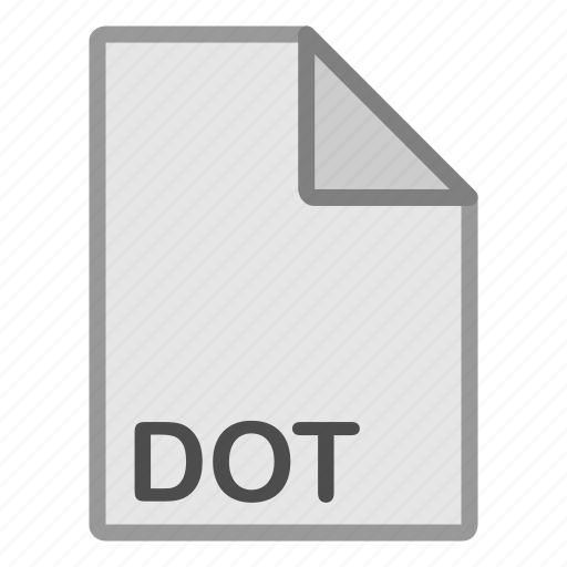 Document, dot, extension, file, format, hovytech, type icon - Download on Iconfinder