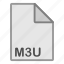 document, extension, file, format, hovytech, m3u, type 
