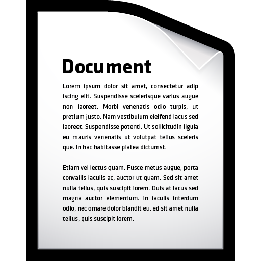 document, file, word 