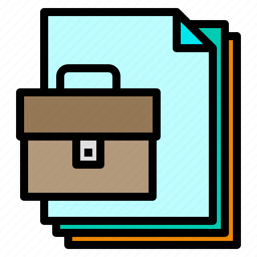 Briefcase, document, files, paper icon - Download on Iconfinder