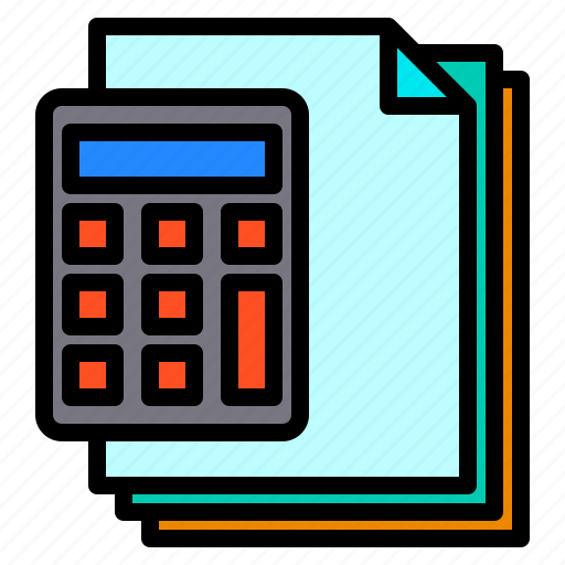 Calculator, document, files, paper icon - Download on Iconfinder