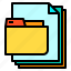 document, files, folder, paper 