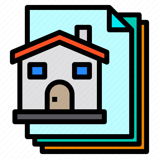 Document, files, house, paper icon - Download on Iconfinder