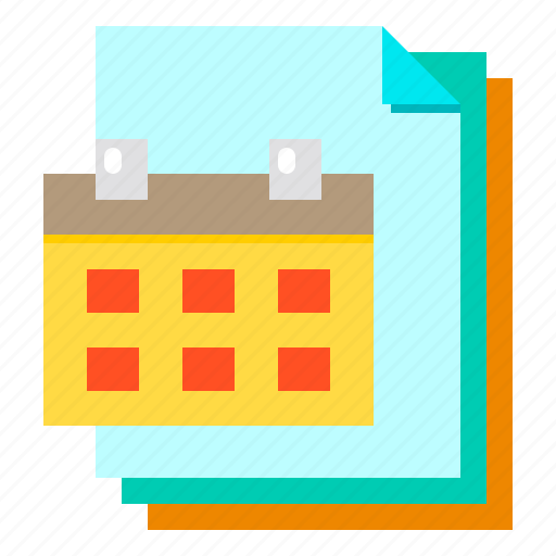 Calendar, document, files, paper icon - Download on Iconfinder