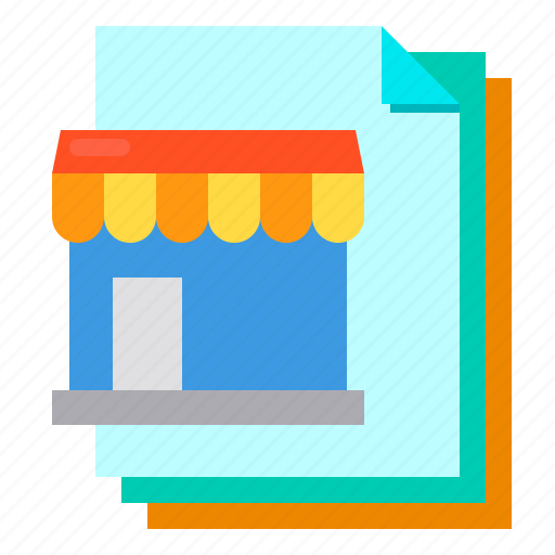Document, files, paper, shop icon - Download on Iconfinder
