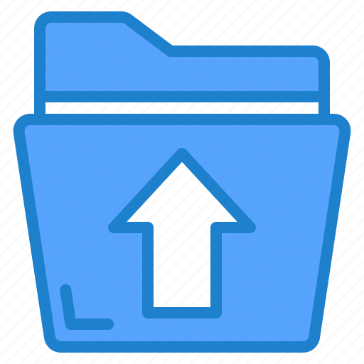 Up, folder, document, file, office, doc icon - Download on Iconfinder