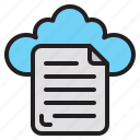 cloud, file, document, office, doc