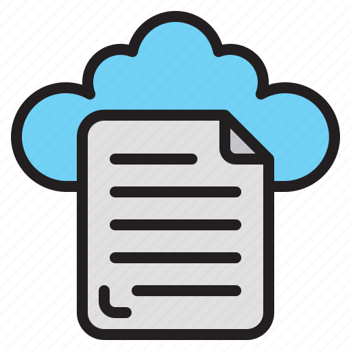 Cloud, file, document, office, doc icon - Download on Iconfinder