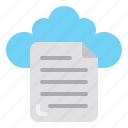 cloud, file, document, office, doc