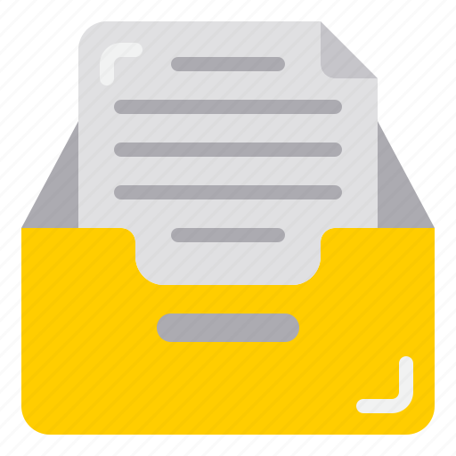 File, inbox, document, office, doc icon - Download on Iconfinder
