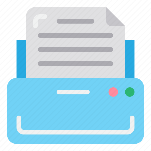 Printer, document, file, office, doc icon - Download on Iconfinder