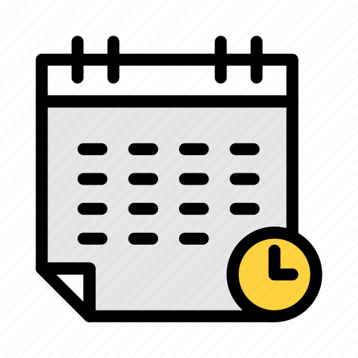Deadline, calendar, stopwatch, time, clock icon - Download on Iconfinder