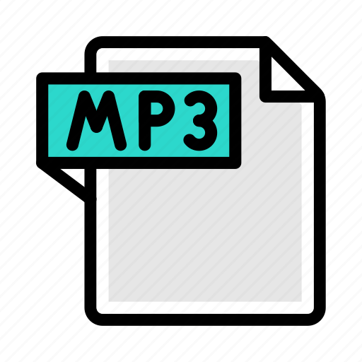 File, document, mp3, media, format icon - Download on Iconfinder