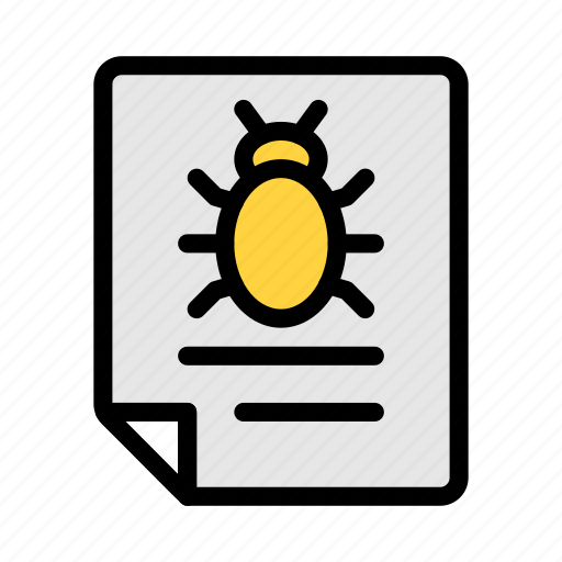 File, document, virus, malware, bug icon - Download on Iconfinder