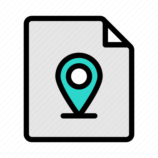 File, map, location, gps, navigation icon - Download on Iconfinder