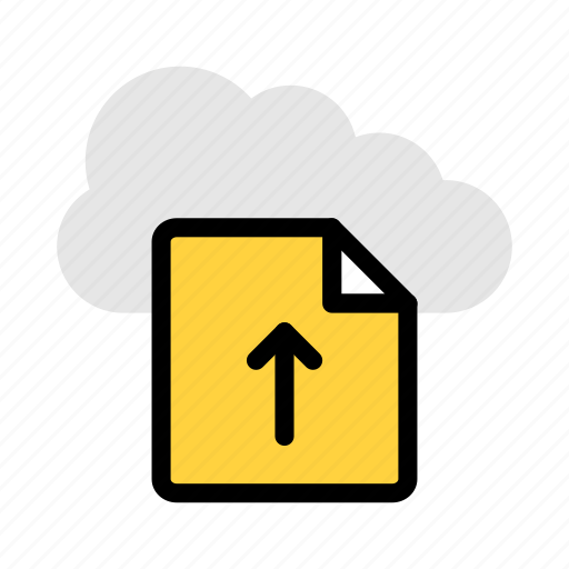 Upload, cloud, file, online, storage icon - Download on Iconfinder