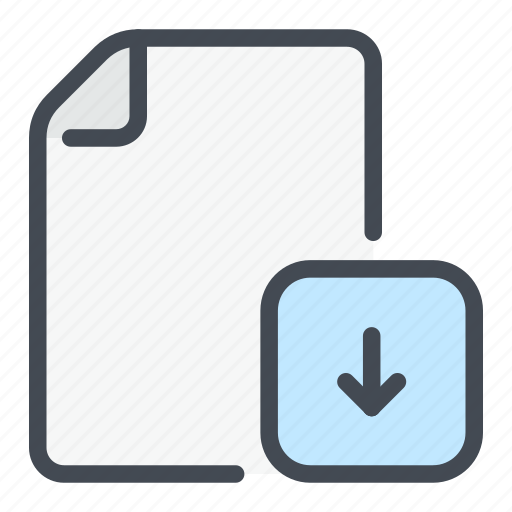 Arrow, doc, docs, documents, download, file, files icon - Download on Iconfinder