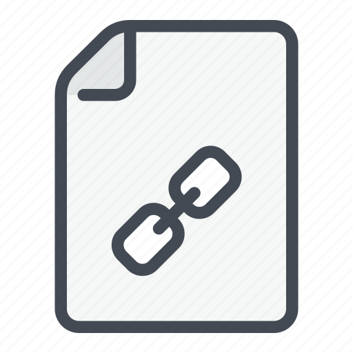 Chain, doc, docs, documents, file, files, link icon - Download on Iconfinder