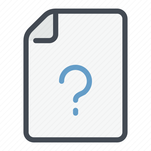 Doc, docs, documents, faq, file, files, question icon - Download on Iconfinder