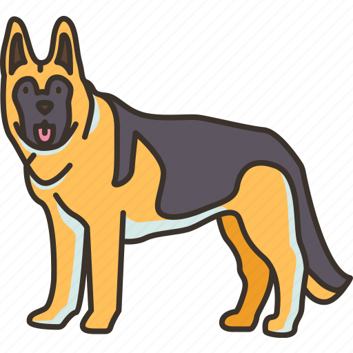 German, shepherd, k9, police, dog icon - Download on Iconfinder