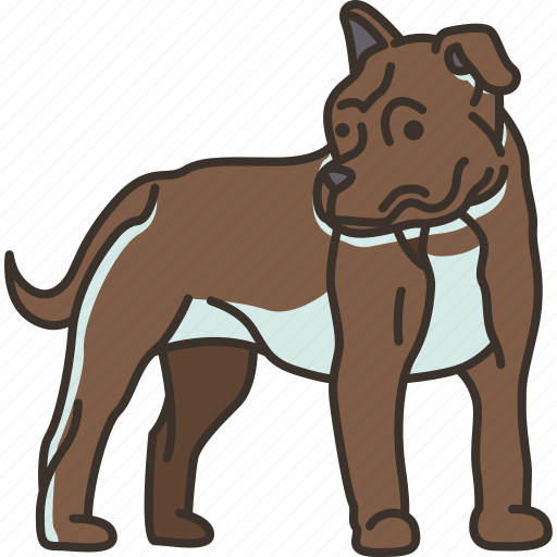 Pitbull, strong, fighting, dog, aggressive icon - Download on Iconfinder